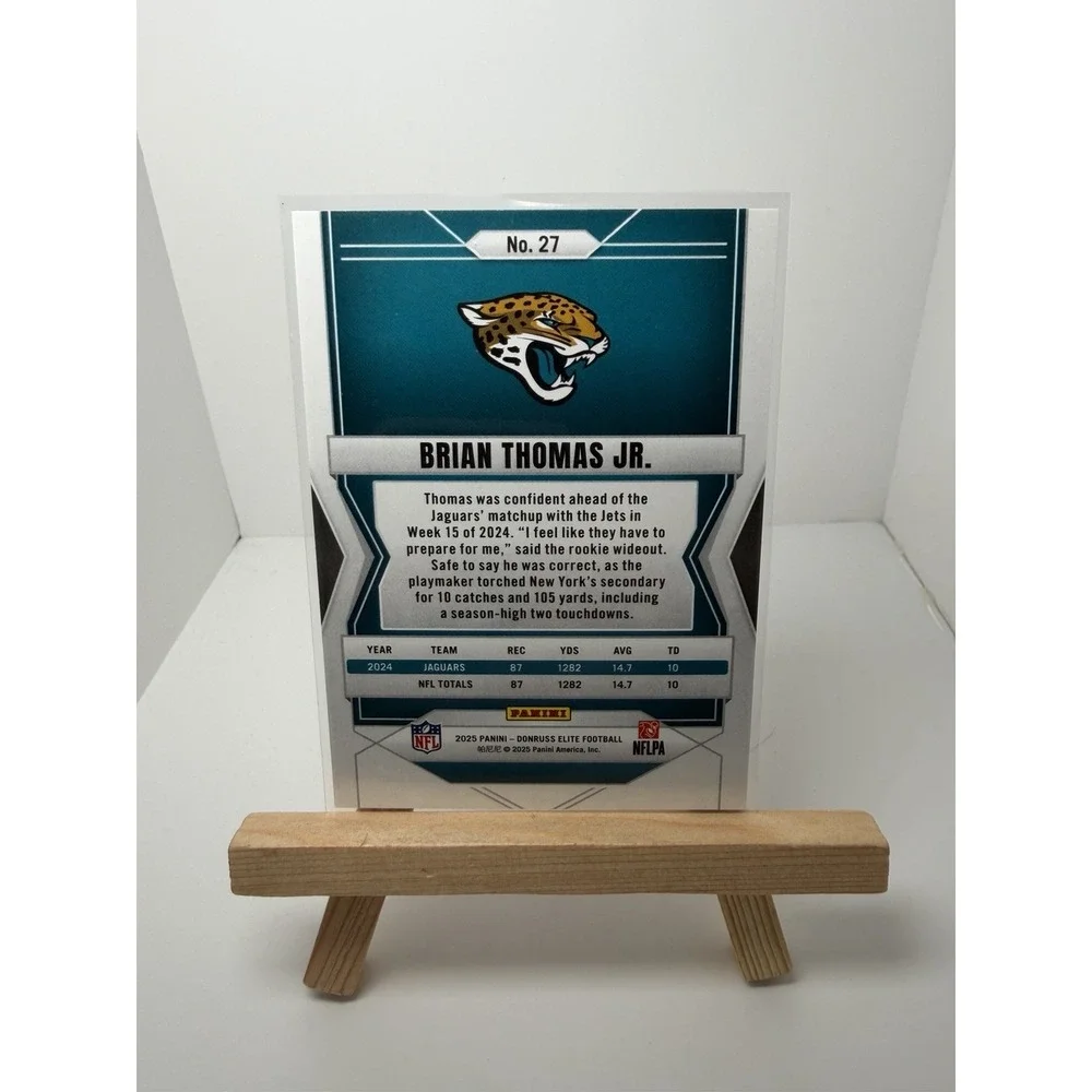 2025 Panini Donruss Elite - Brian Thomas Jr. #27 Lavender Pyramids 463/649‎